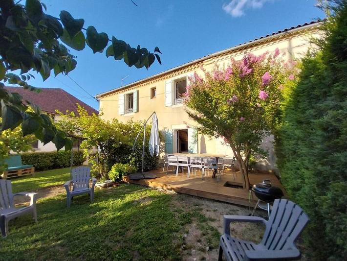 Chambre d’hôte pour 10 personnes, avec jardin