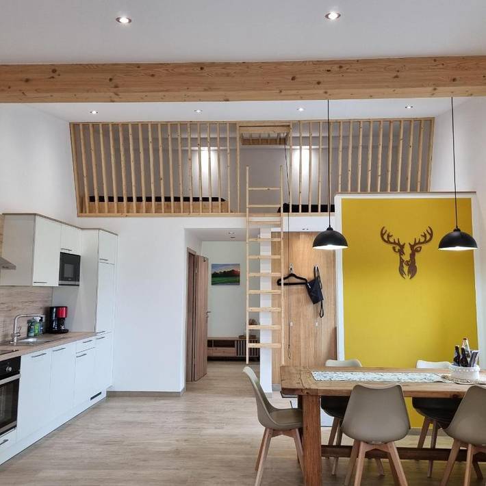 Ferienwohnung für 5 Personen, mit Terrasse und Whirlpool sowie Garten und Sauna in Rot am See - 2