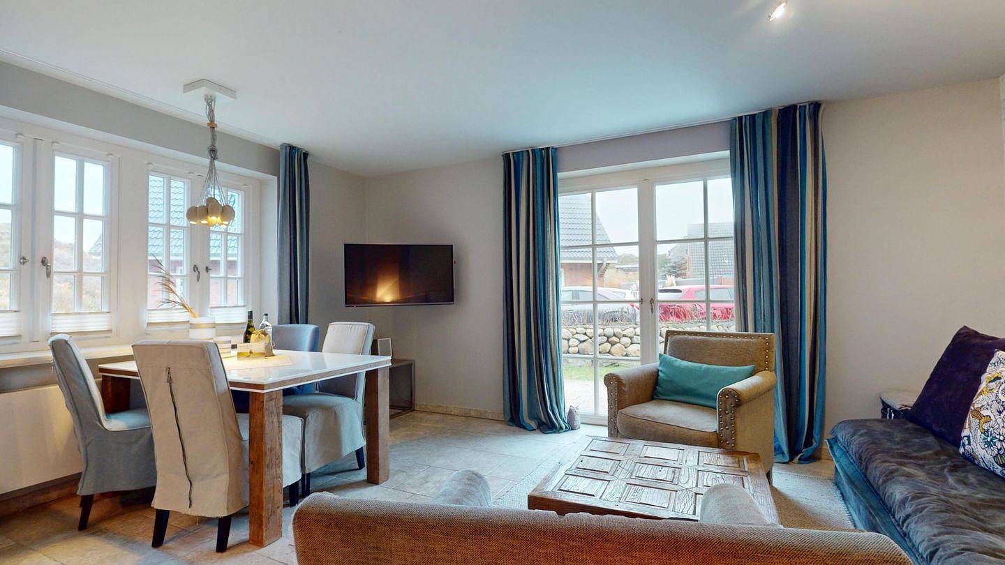 3-Zimmer-Ferienwohnung in Hörnum mit Terrasse & Strandkorb – Hunde willkommen in Hörnum, Sylt