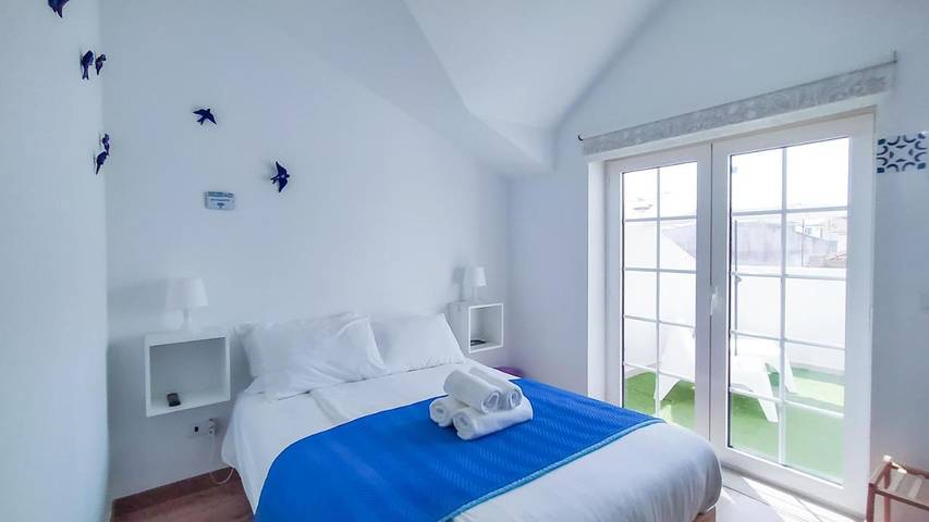 Casa de huéspuedes para 2 personas, con Terraza y Jardín en Peniche