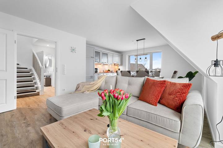Ganze Wohnung, Küste 7 - 2 Schlafzimmer, Balkon, Duschbad, stilvoll eingerichtet in Westerdeichstrich, Kreis Dithmarschen
