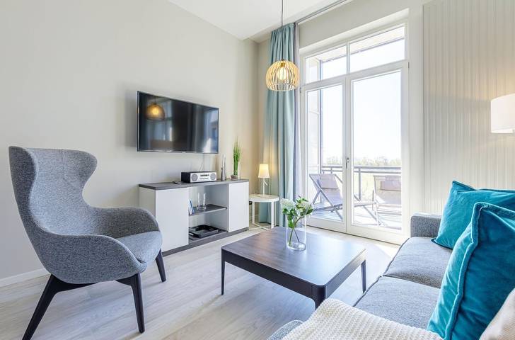 Ferienwohnung für 2 Personen, mit Sauna und Balkon in Wustrow - 3