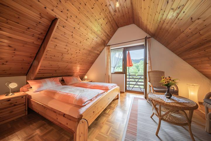 Studio für 2 Personen, mit Balkon und Garten in Oberharmersbach