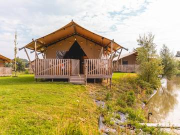 Camping für 6 Personen, mit Terrasse und Pool sowie Garten, mit Haustier am Ijsselmeer