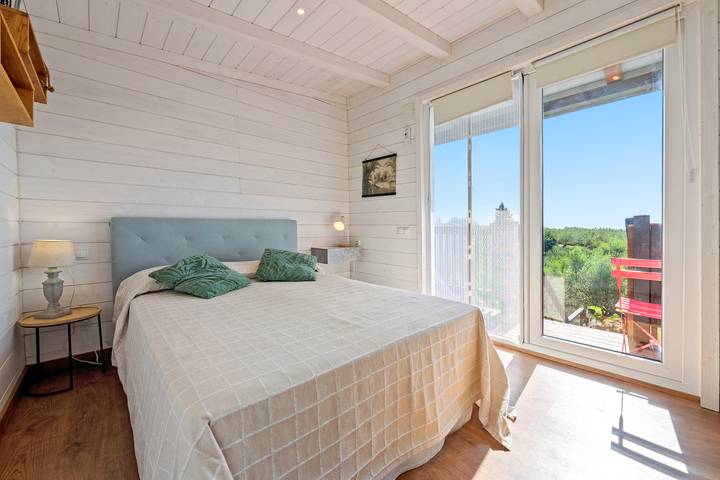 Cabaña de madera para 2 personas, con jardín en Tierras del Ebro - 3