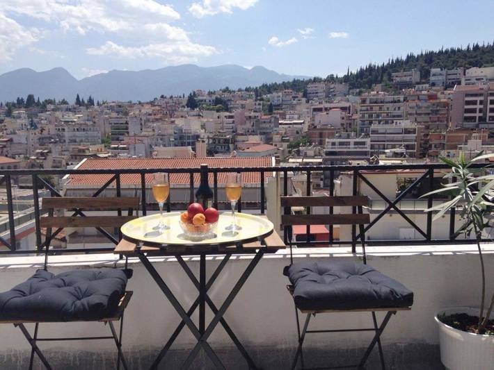 Appartement de vacances pour 2 personnes, avec terrasse et vue, animaux acceptés