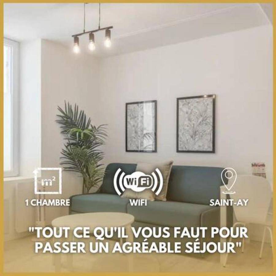 Appartement entier, One-Bedroom Apartment in Saint-Ay, Vallée de la Loire