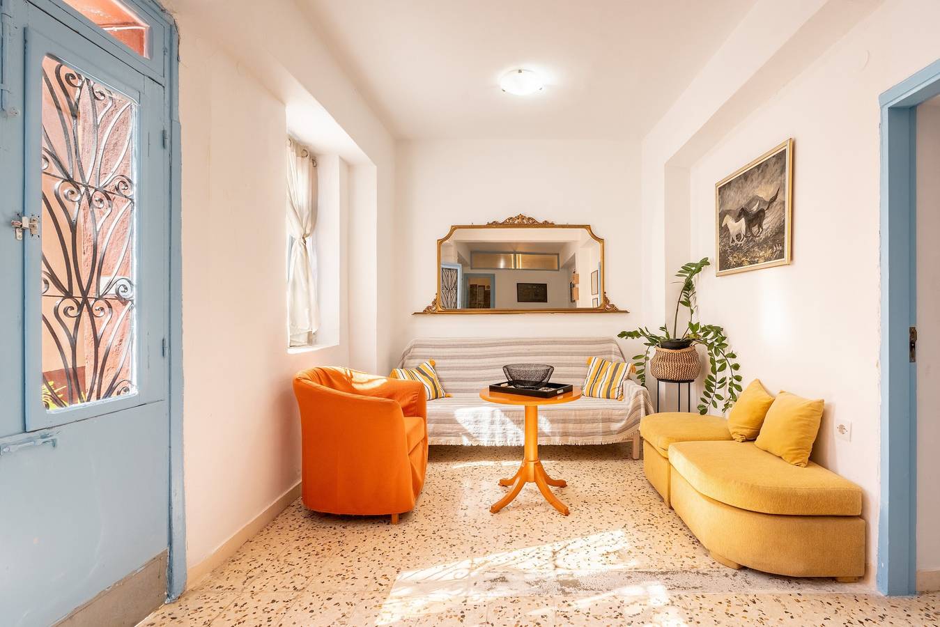 Ferienhaus „Katia's Home Erdgeschoss“ mit Gemeinschaftsgarten, Wlan und Klimaanlage in Rhodos Stadt, Rhodos