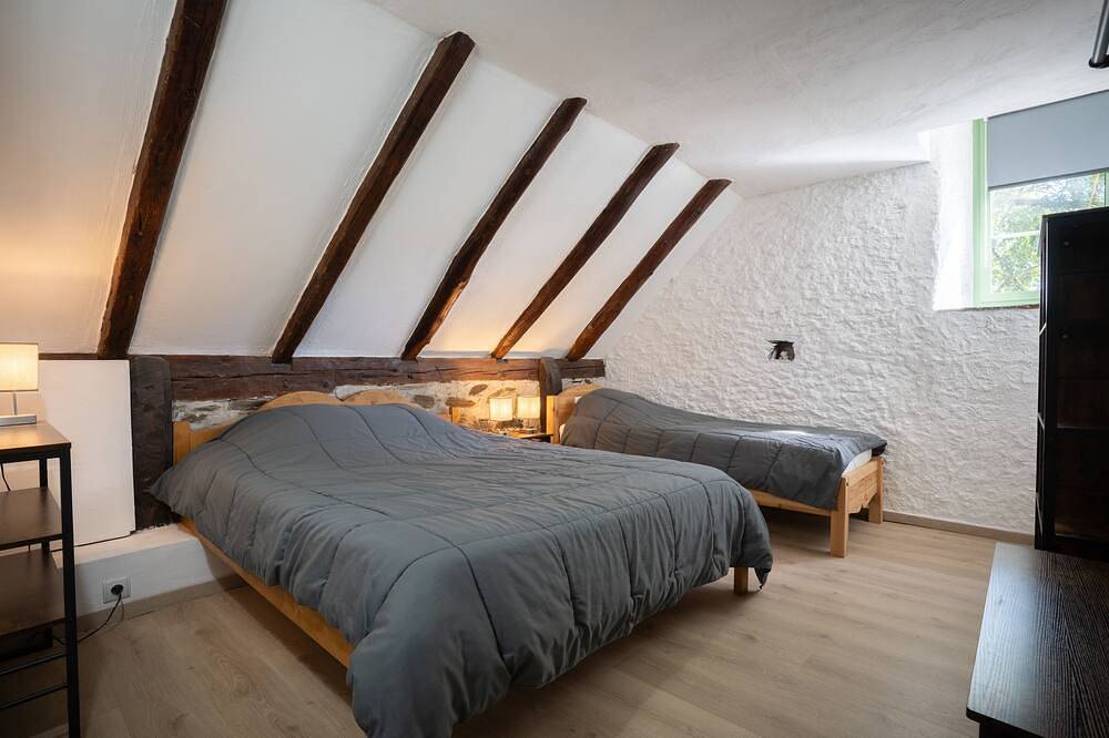 Barn renovated into gîte/house/chalet in Arreau, French Pyrenees