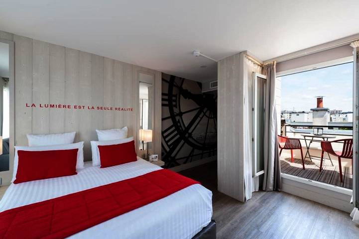 Hôtel pour 3 personnes, avec balcon et vue, animaux acceptés