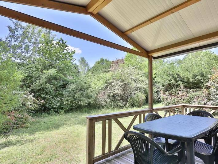Camping L'Etang d'Ardy - Chalet 5 personnes - Chalet Forêt 3 Pièces 5 Personnes + TV in Saint-Paul-lès-Dax, Région de Dax