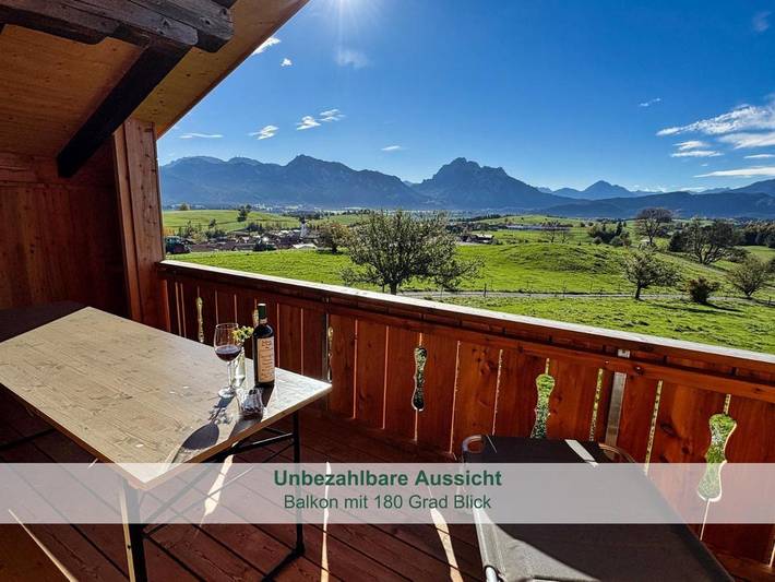 Hütte für 2 Personen, mit Ausblick und Garten sowie Seeblick am Forggensee - 3