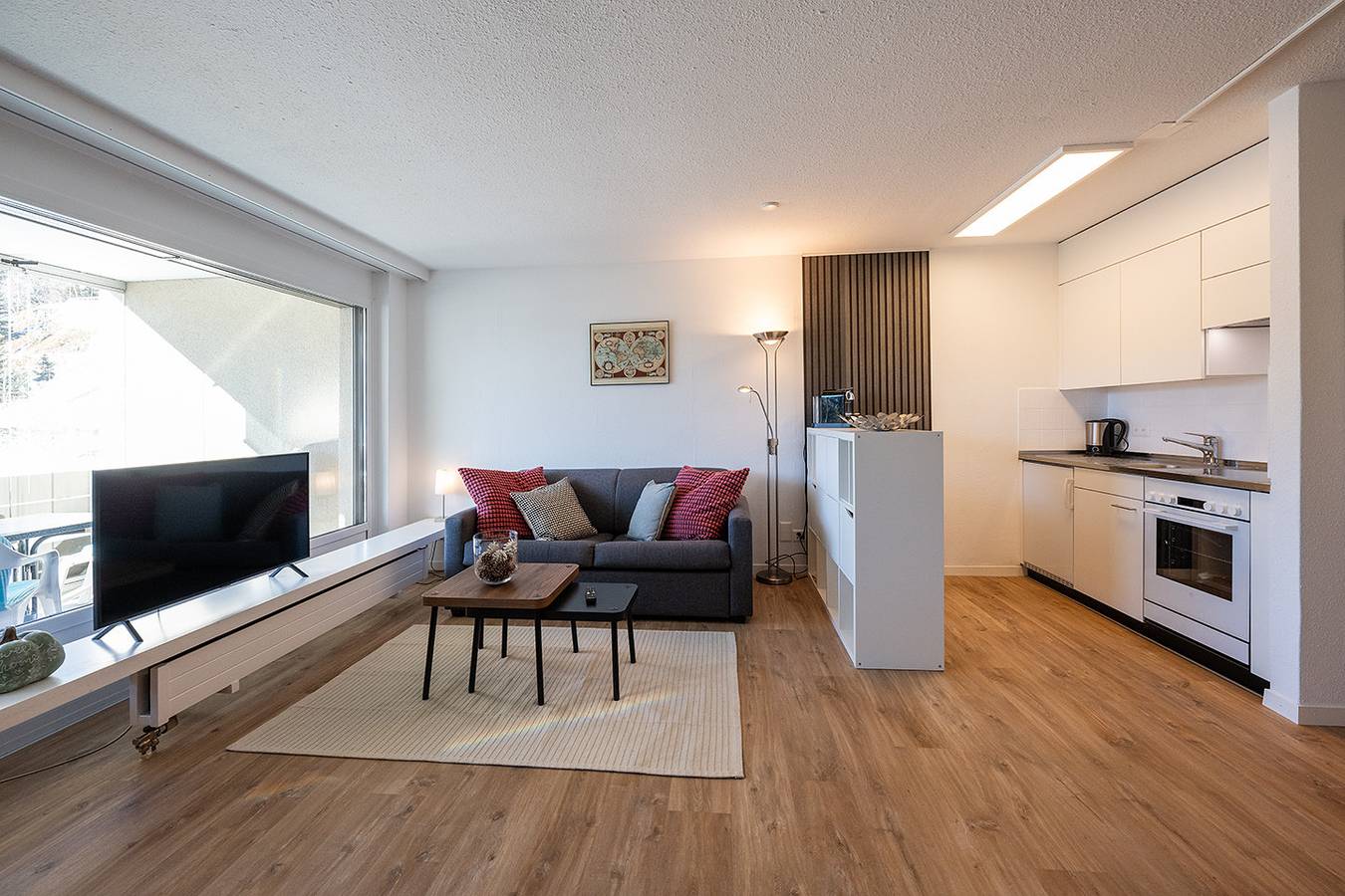 Geheel vakantieappartement, Vakantieappartement voor 3 personen met balkon in Schatzalp, Davos