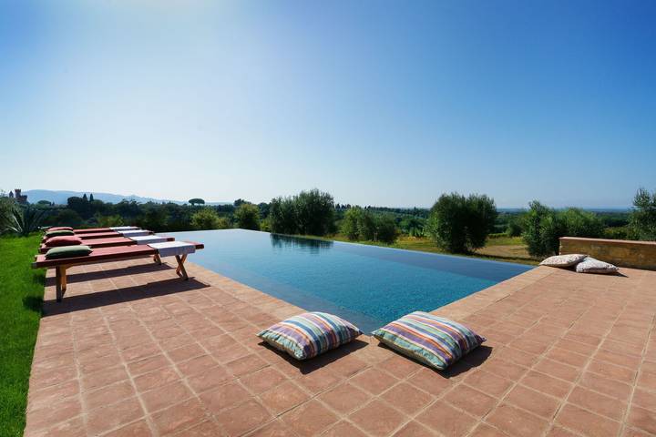 Villa Bellaria, Private Pool, Bolgheri - Villa Bellaria in Bolgheri, Castagneto Carducci