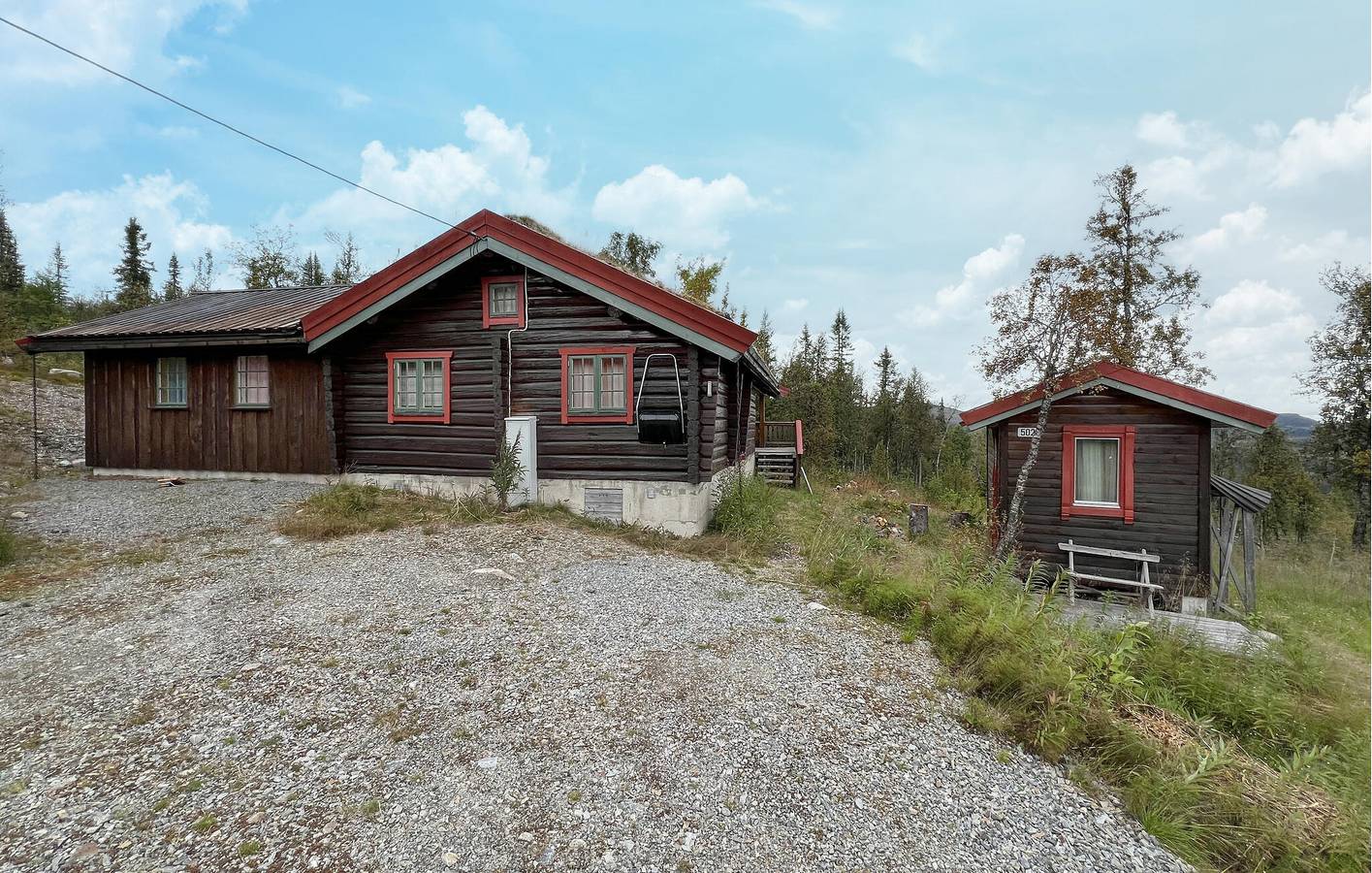 Ferienhaus für 7 Personen mit Garten in Nordre Land