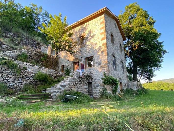 Location de vacances pour 4 personnes, avec vue et jardin à Lamastre - 2