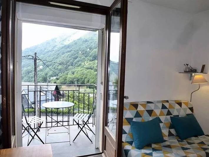 Ganzes Studio, Schönes Studio mit Balkon und Parkplatz in der Nähe des Zentrums von Barèges in Barèges, Nationalpark Pyrenäen
