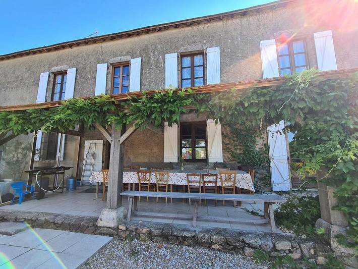 Location de vacances pour 15 personnes, avec jardin et terrasse, animaux acceptés dans Montchevrier - 4