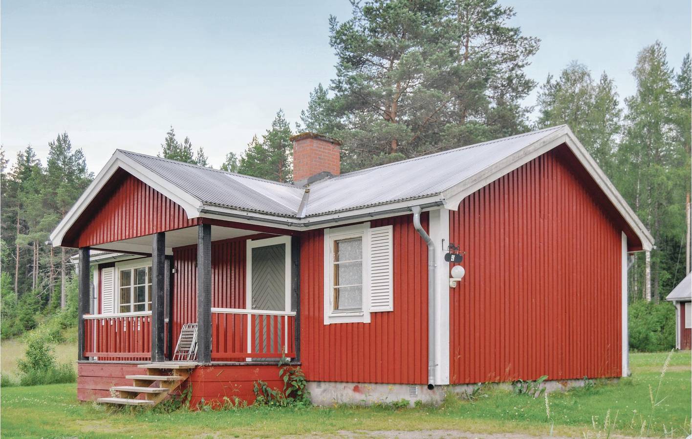 Casa de vacaciones para 6 personas con jardín in Värmland