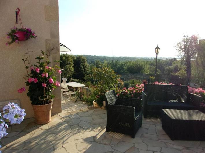 Location de vacances pour 2 personnes, avec vue et vue sur le lac ainsi que piscine et jardin, animaux acceptés à Comps - 4