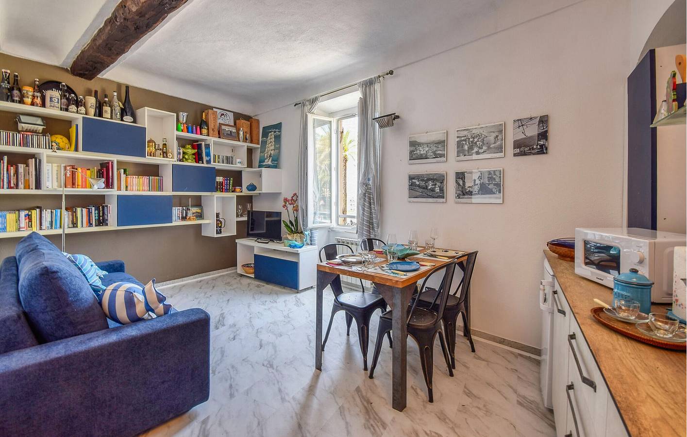 Appartement de vacances entier, Retraite avec vue sur la mer à 100 m de la plage in Sestri Levante (City), Sestri Levante