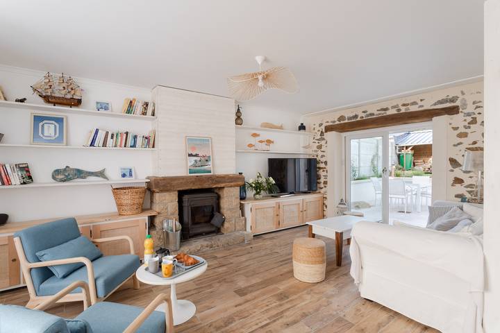 Ferienhaus für 6 Personen, mit Terrasse und Garten in Plurien