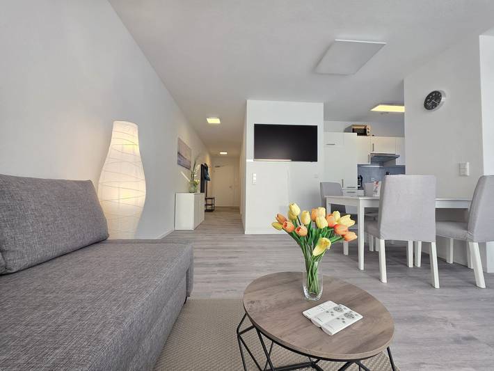 Ferienwohnung für 2 Personen, mit Terrasse und Ausblick in Norden-Norddeich