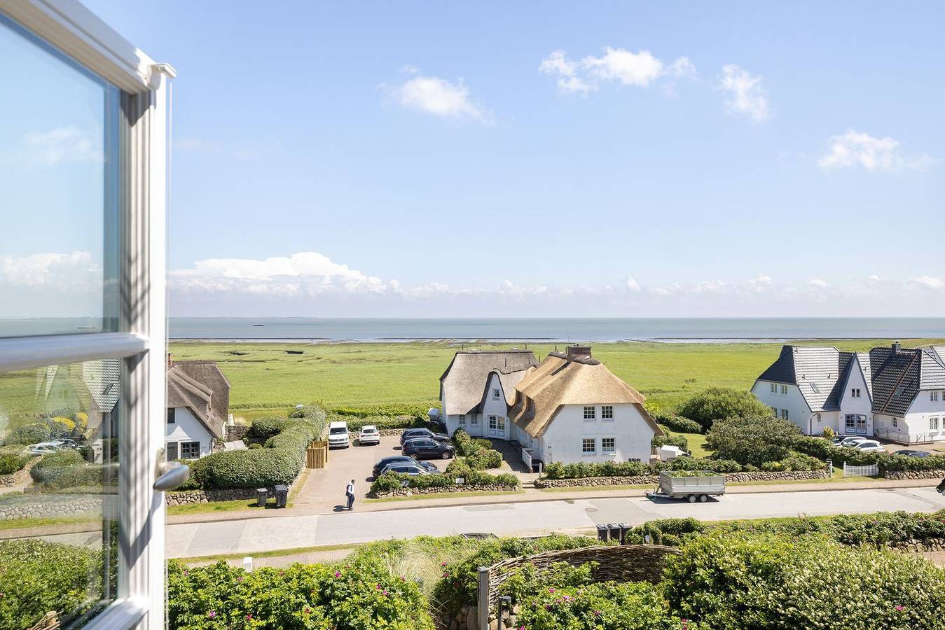 Wattblick. Reet. Sauna. in Rantum, Sylt (Gemeinde)