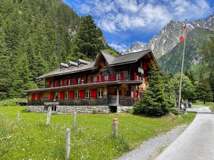 Hôtel pour 8 personnes, avec Terrasse et Jardin à Kandersteg