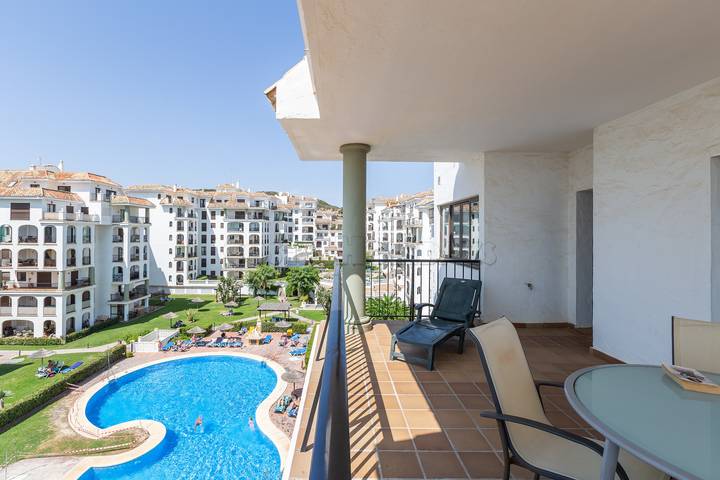 Ferienwohnung für 4 Personen, mit Balkon und Garten sowie Pool in Manilva - 4