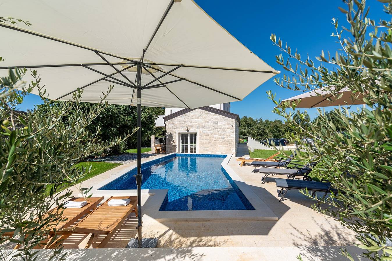 Villa Nina mit privatem Pool für 6 Gäste in der Nähe von Poreč in Grad Poreč, Porec und Umgebung