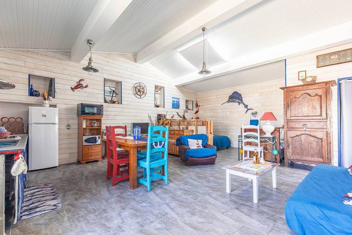Estudio entero, Estudio « Petite Maison Typique » con terraza privada y Wi-Fi in La Cotinière, Saint-Pierre-d'Oléron