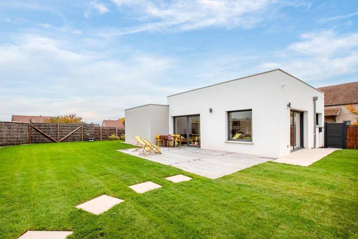 Location de vacances pour 4 personnes, avec Jacuzzi et Terrasse ainsi que Jardin et Vue à Rodern