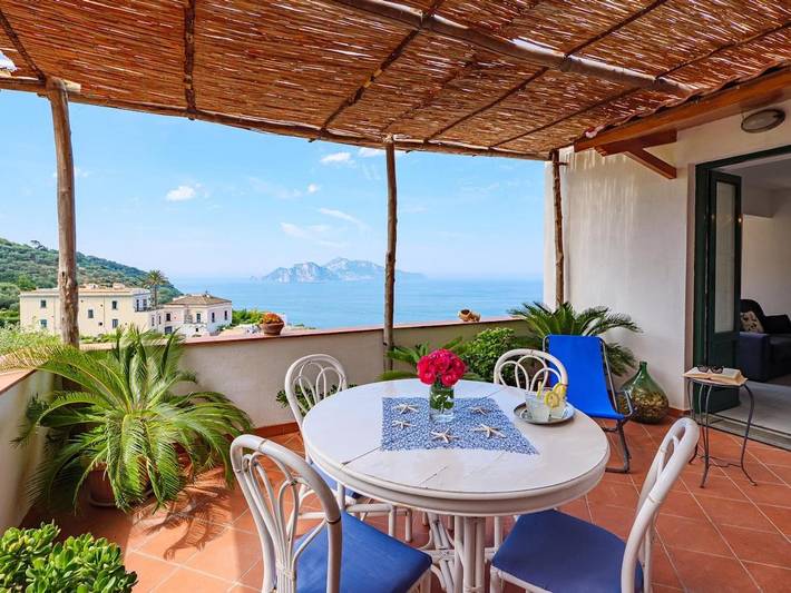 Casa vacanza per 4 persone, con panorama e terrazza a Marciano