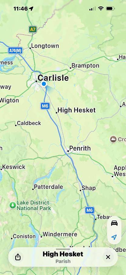 Caravan in Cumbria