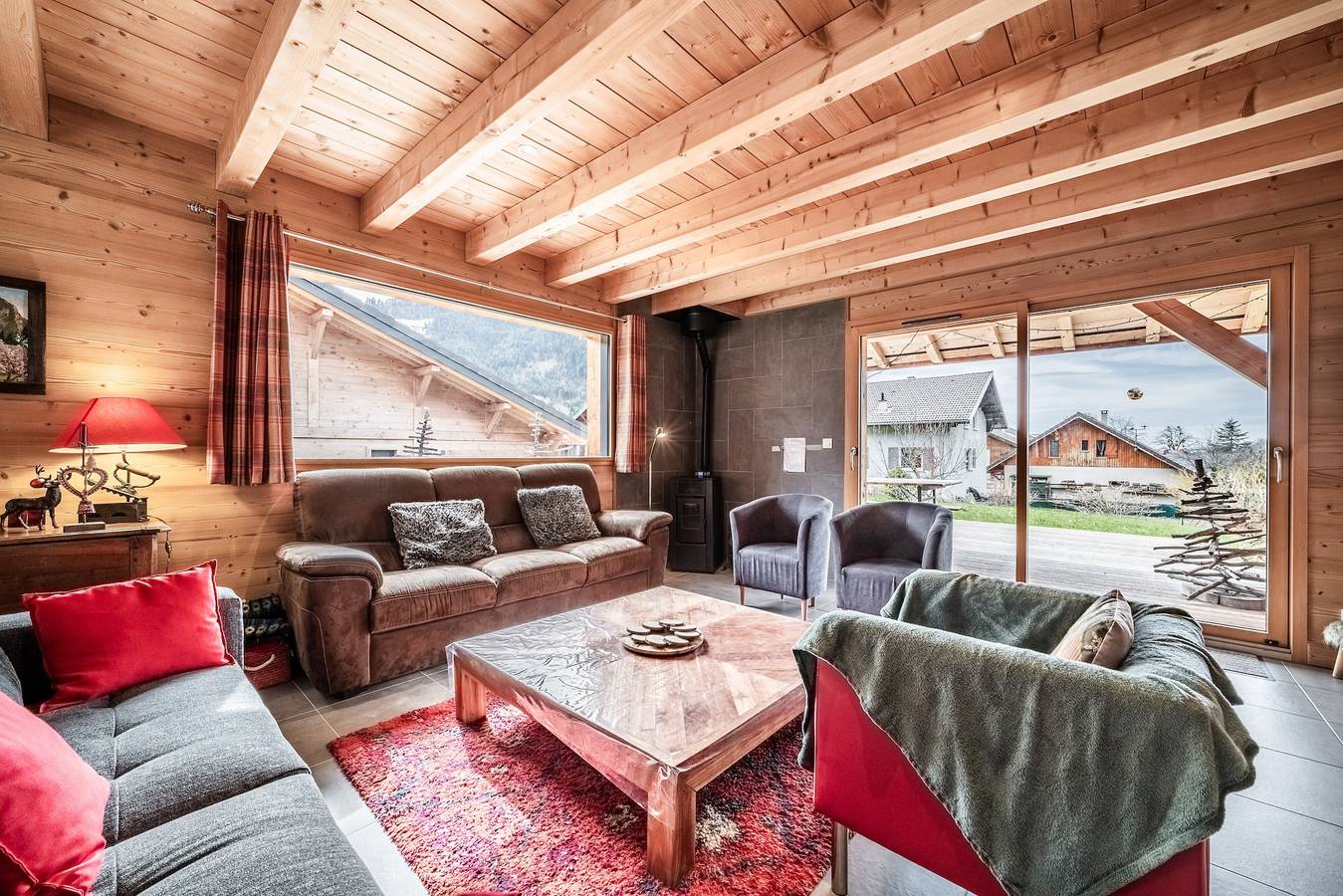 Chalet Le Télémark in Bernex für bis zu 13 Personen mit Blick auf die Dent d’Oche in Bernex, Thonon-les-Bains und Umgebung