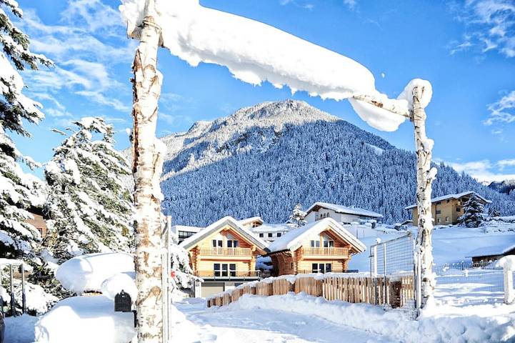 Ferienhaus für 6 Personen, mit Balkon und Garten sowie Sauna in Pfunds