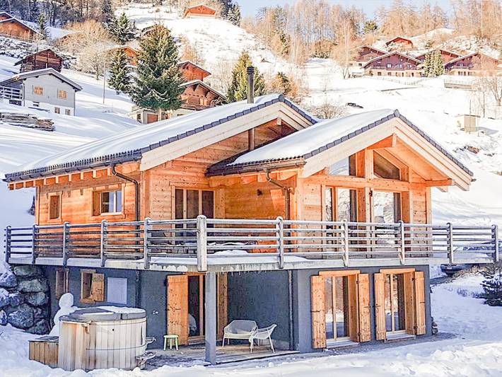 Chalet pour 10 personnes en Suisse