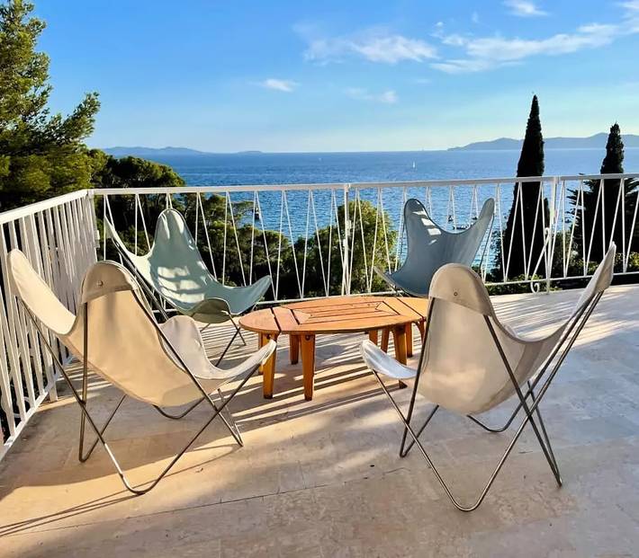 Villa voor 10 personen, met uitzicht en tuin in Le Lavandou
