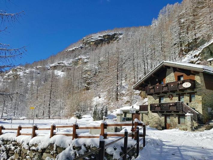 Chalet pour 6 personnes, avec Balcon ainsi que Terrasse et Jardin dans Cervinia