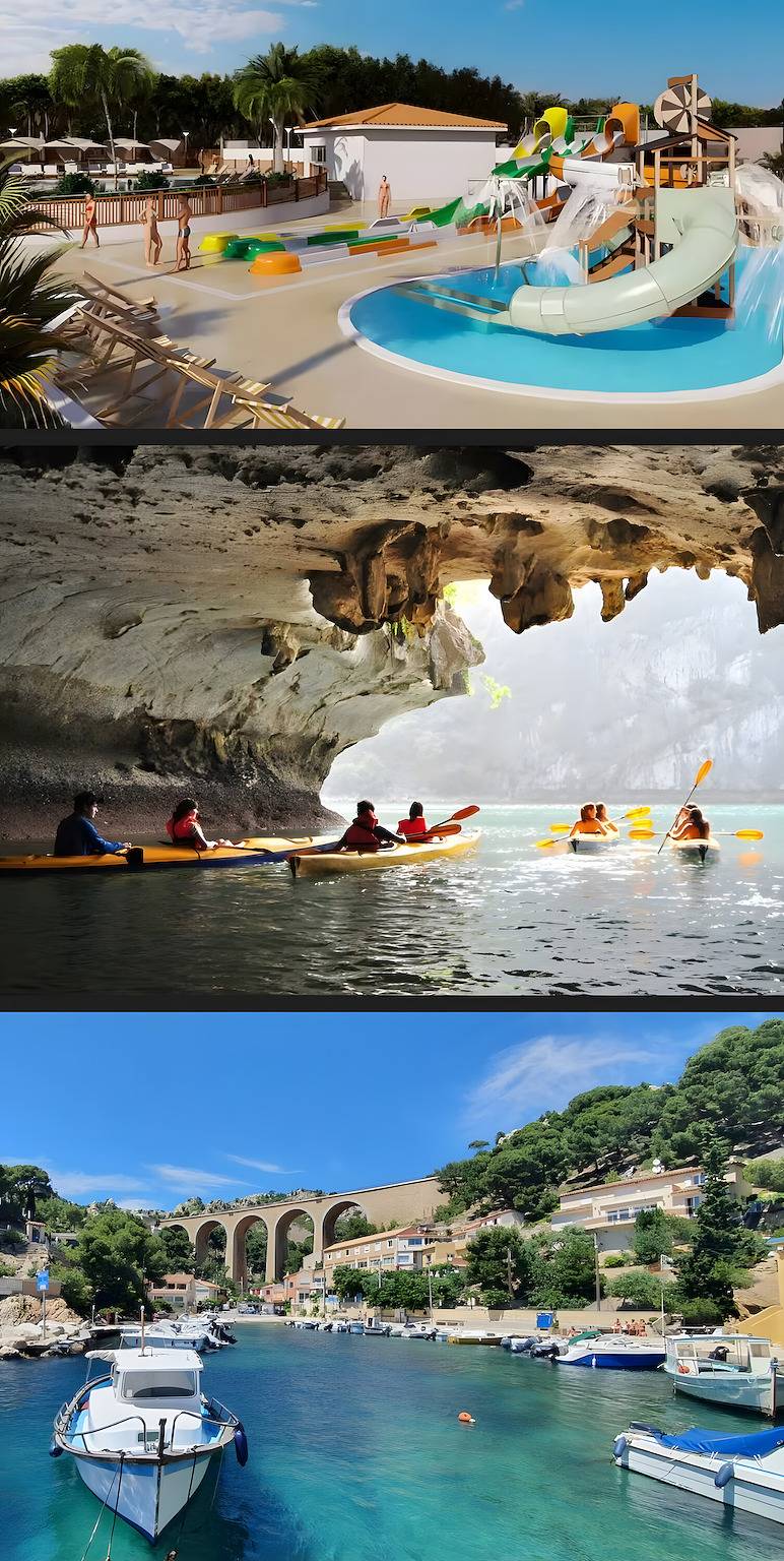 Fully equiped mobile home near the beach with shared pool and Air Conditioning in Carry-le-Rouet, Istres region