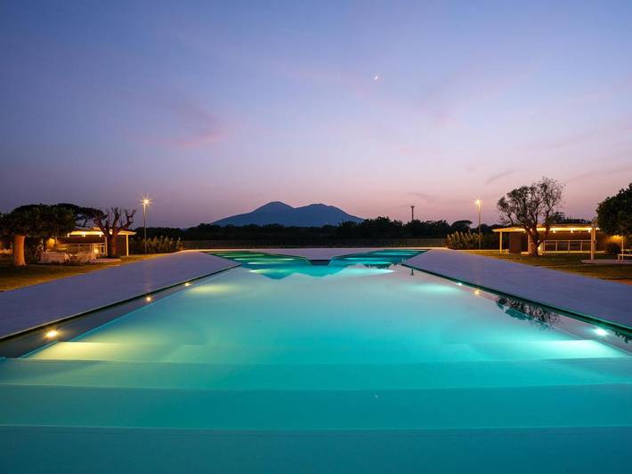 Appartamento per 2 persone, con sauna e giardino nonché piscina e idromassaggio in Palma Campania