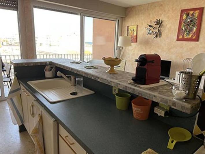Gîte pour 4 personnes, avec balcon et vue dans Casino de Palavas les Flots - 4