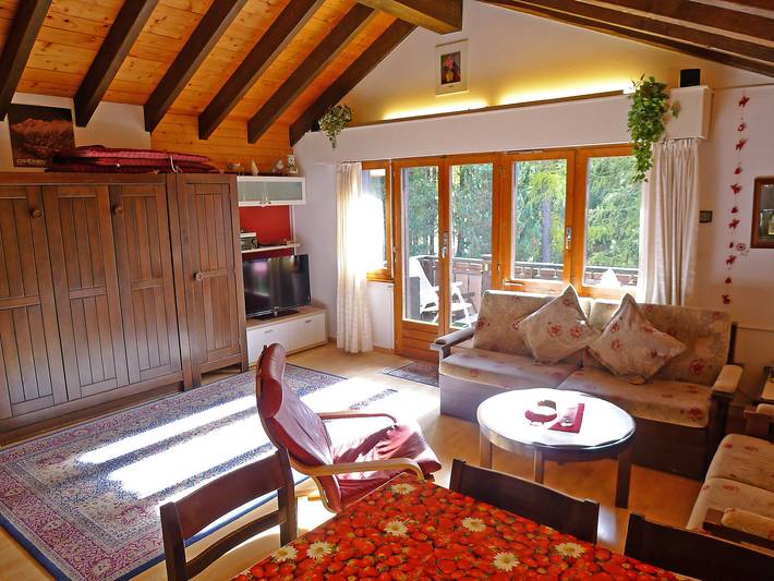 Gîte pour 5 personnes, avec balcon et vue à Grächen - 3