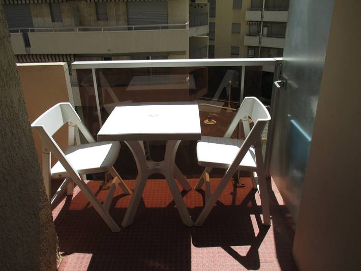 Gîte pour 4 personnes, avec Balcon/Terrasse dans Plage Beau Rivage Saint Raphael