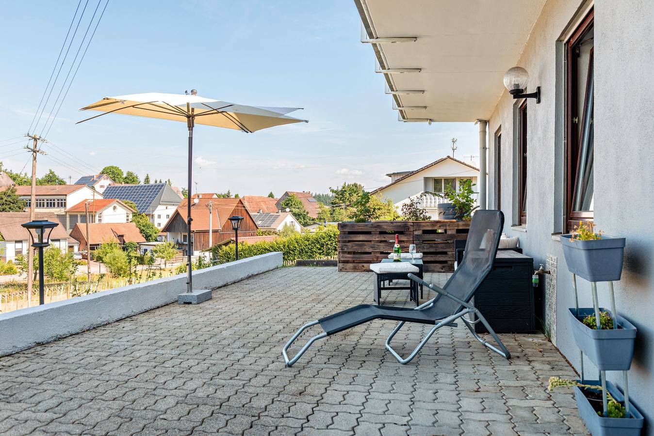 Ganze Wohnung, Ferienwohnung 'Fribo' mit privater Terrasse und Wi-Fi in Magenbuch, Ostrach