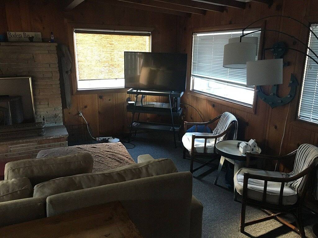 Bodega Bay on the Edge of Pacific Ocean in Bodega Bay, California North Coast