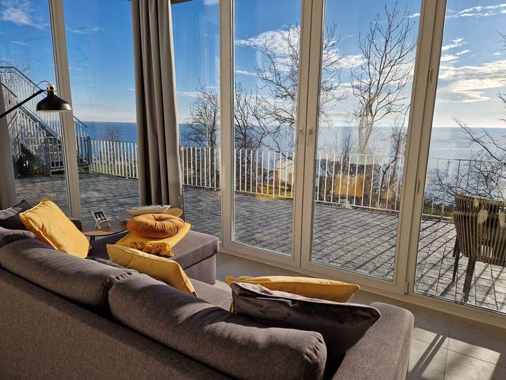 Ferienwohnung für 4 Personen, mit Terrasse und Seeblick, mit Haustier in Sassnitz