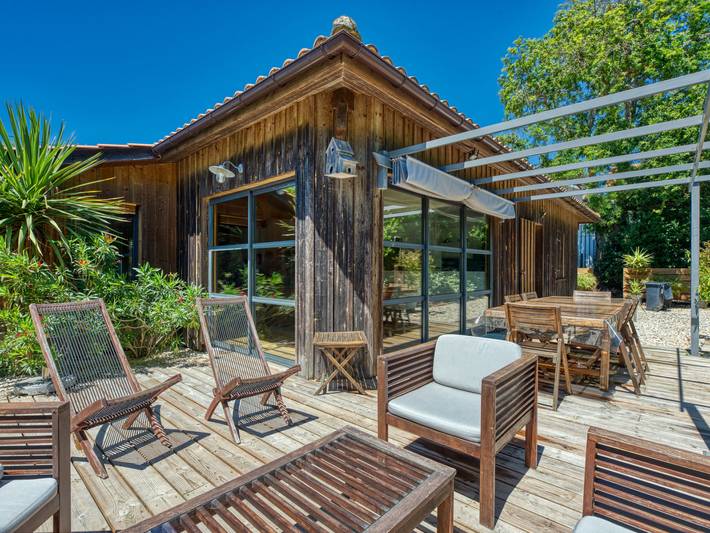 Vakantiehuis voor 10 personen, met Terras en Tuin in Gironde