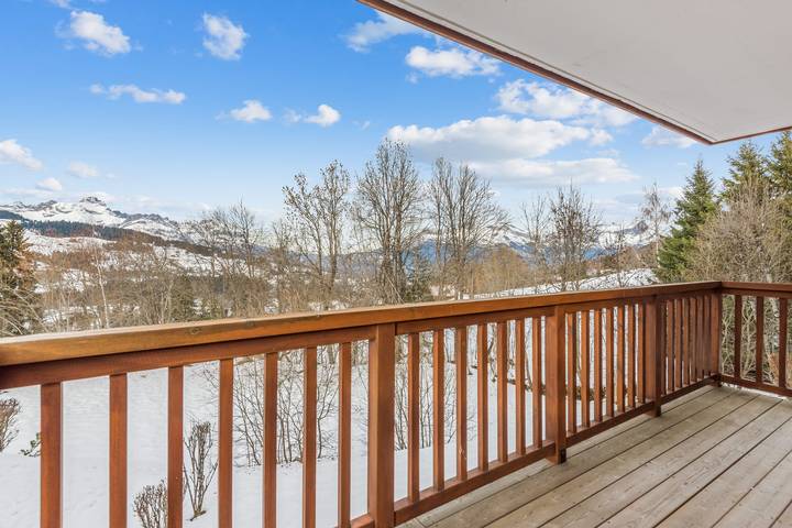 Chalet pour 4 personnes, avec balcon, adapté aux familles à Megève - 4